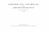 AMERICAN JOURNAL · AMERICAN JOURNAL OF ARCHAEOLOGY VOLUME 63 1959 THE JOURNAL OF ... Greek Vases Acquired by the Walters Art Gallery 181 Rev. of Roques de Maumont, Antike Reiterstandbilder