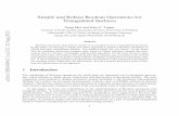 Simple and Robust Boolean Operations for Triangulated Surfaces · Simple and Robust Boolean Operations for Triangulated Surfaces Gang Mei and John C. Tipper ... section lines for