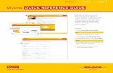 MyDHL QUICK REFERENCE GUIDE - dhl.com.pl · MyDHL 2 5. Select the radio button that applies to your DHL account status • I do not have a DHL shipping account number Note Credit