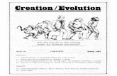 Creation/Evolution - Home | NCSE · Creation/Evolution Are the fossils in the wrong order for human evolution? Issue VIII ARTICLES ... of plant and animal had an eternally fixed natural