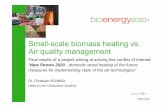 Small-scale biomass heating vs. Air quality management Small-scale biomass... · • 3 locations: Graz (headquarters) – Güssing – Wieselburg • 2 other locations: Tulln - Pinkafeld