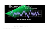 EasyCalc 8.0.3 Stand Juli 2014 - HTC Software für Ihre ... · gedacht, sondern führt sie Schritt für Schritt durch eine Beispiel-Kalkulation. ... Deckungsbeitragsrechnung 9 PRO