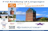 F+U Academy of Languages 2017€¦ · F+U Academy of Languages 2017  . ... TestDaF 4, DSH 2, Deutsch in der Wirtschaft (A2-C2) Foreign Language Correspondence
