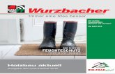 FEUCHTESCHUTZ - Wurzbacher GmbH in Hof und … · 2 Fachthema Kalte Nebenräume – Hinweise zur Ausführung Ausschließlich Feuchtigkeit ist der Grund für eine Schimmelbildung in