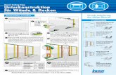 50, 75 und 100 mm Unterkonstruktion für Wände & …€¦ · kierten Verlaufes mit Knauf Drehstiftdübeln an Decke und Boden befestigen (max. Dübelabstand 1m). Knauf CW-dB-Ständerprofile