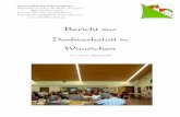 Bericht zurBericht zur DorfwerkstattDorfwerkstatt in iinn ... Dorfkonferenz Waurichen.pdf · und eine Grillhütte. ... land-Pfalz: gemeinschaftliche Sterilisier- und Abfüllanlage