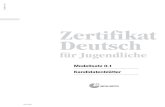 Zertifikat Deutsch - dafdiesunddas | Deutsch lehren ... · Zertifikat Deutsch für Jugendliche ZDj KANDIDATENBLÄTTER MODELLSATZ 0.1 Materialien zum Zertifikat Deutsch ... Julian