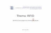 Mit RFID-Technologie zum Internet der Dinge - [] zum ...users.informatik.haw-hamburg.de/~ubicomp/projekte/master05-06/... · Was ist der große Unterschied zwischen Barcode und RFID?