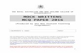 Mock Examination on - psychtraining.orgpsychtraining.org/MCQ-Paper-2016-NZ-Word-version.docx  · Web viewJean Piaget. Karl Jaspers. Kurt Schneider. Margaret Mahler. Mary Ainsworth.