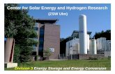 Center for Solar Energy and Hydrogen Research · Center for Solar Energy and Hydrogen Research (ZSW Ulm) Division 3 Energy Storage and Energy Conversion. Center for Solar Energy and