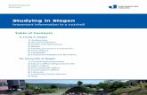 Studying in Siegen - meps.uni-siegen.de · Studying in Siegen Important information in a nutshell Department III Economics Table of Contents I) Living in Siegen 1) Authorities ...