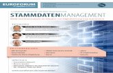 11. FORUM FœR STAMMDATEN- UND MDM .MDM und Stammdaten im Zeitalter von Digitalisierung und Automation