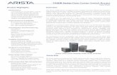 7500R Series Data Center Switch Router - Arista … · 7500R Series Data Center Switch Router Data Sheet Product Highlights Performance •150 Terabits per second fabric capacity