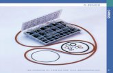 O-RINGS - RPM Rubber Parts · O-RINGS 58 The O-Ring is the most widely used seal in industry today. It is simple in concept, easy to install, can be used as a double-acting seal,