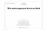 Transportrechttransportrecht.org/wp-content/uploads/TranspR-Jahresregister-2014.pdf · Art.-Nr. 07954400 2014 37. Jahrgang Transportrecht Herausgegeben von RA Prof. Dr. Rolf Herber,