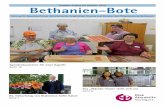 Ausgabe August bis Oktober 2016 Bethanien-Bote · Das „Wäsche-Team“ stellt sich vor Seite 6. 2 ... ist ein Unikat und jeder Stein trägt die Prägung: ... meiner Fittiche. Außerdem