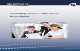 Berufsbegleitende SAP Kurse - wbs- · PDF filePeriodenabschluss Grundlagenkurs Personal I SAP ... Erwünscht sind Kenntnisse der Finanzbuchhaltung und damit in Zusammenhang stehende