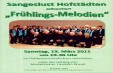 Gesangverein2011 - Willkommen in Hofstädtenhofstaedten.de/pdf/Gesangverein2011.pdf · In mir klingt ein Lied Klavier Solo Friedolin Wisse/ Regentropfen-Preludes ... Chorsatz: Otto