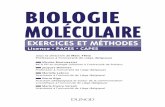 Biologie cellulaire. Exercices et méthodesexcerpts.numilog.com/books/9782100743261.pdf · BIOLOGIE MOLÉCULAIRE EXERCICES ET MÉTHODES Nicolas Bourmeyster MCU-PH en biologie cellulaire