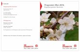 Kontakt Programm Mai 2015 - johanniter.de · Für Gruppen/Kurse und ... 17:00 Uhr liest humorvolle Geschichten von Erich Kästner für Erwachsene ... 27.5.2015 Klönschnack mit Frühlingsbasteln