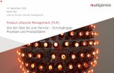 Product Lifecycle Management (PLM) Von der Idee bis … · SAP Product Lifecycle Management oder SAP ERP Anwendungen SAP Engineering Control Center CAD Service Layer ... Änderungsnummer: