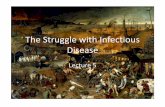 The Struggle with Infectious Disease - Carleton … · and antigenic shift & drift virus changes rapidly • We have not found an ‘invariant’ portion of virus . Influenza vaccines:
