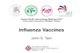 Influenza Vaccines - Fondation Mérieux · protection against antigenic drift and (ideally) antigenic shift −Extend protection of each vaccine to 5-10 years (drift/seasonal) −Extend