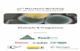 32nd Mycotoxin Workshop; 14th - 16th June, 2010, Lyngby ... · June, 15th‐17th, 2010, Lyngby ... Prof. Dr. Hans‐Ulrich Humpf (President) ... Institut für Sicherheit und Qualität