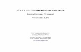 MSAT G2 Handi-Remote Interface Installation Manual Version 1 · MSAT G2 Handi-Remote Interface Installation Manual Version 1.00 ... MSAT G2 Handi-Remote Interface Installation Manual