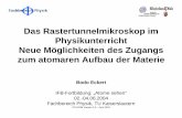 Das Rastertunnelmikroskop im ... - pen-physik.depen-physik.de/termine/Atome_sehen_Preview/ECKERT_CDR_V20.pdf · Fachbereich Physik, TU Kaiserslautern CD-ROM Version 2.0 – Juni 2004.