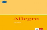 Allegro - Klett Sprachen · © Ernst Klett Sprachen GmbH, Stuttgart 2009 |  | Alle Rechte vorbehalten Portfolio zu: Allegro 1 bis 3 4 Von dieser Druckvorlage ist die ...