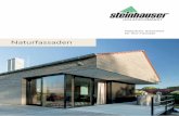 Naturfassaden - Steinhauser Holz Allgäu - …steinhauser-holz.com/wp-content/uploads/2016/04/B150068_Prospekt... · vorkommen. Die Harzfreiheit erleichtert die Oberflächenbehandlungen