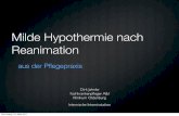 Milde Hypothermie nach Reanimation Düsseldorf.pdf · Normotemperatur erreicht – Analgosedierung aus (Neurologie ?) Dirk Jahnke 3/2011 Donnerstag, 24. März 2011 Beurteilung -