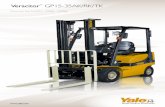 Veracitor GP15-35AK/RK/TK - Yale - Yale... · Veracitor ™ GP15-35AK/RK/TK Pneumatic Tyre Forklifts | 1,500kg - 3,500kg. About Yale Yale’s Veracitor ...