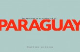Manual de Marca - MG2013 de...Manual de marca y usos de la marca PARAGUAY SECRETARAS DE LA REPBLICA
