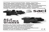 AC-F OPTIMA WINNER - sacipumps.comsacipumps.com/IMAGES_6/ac-f-manu.pdf · Nuestras bombas han sido desarrolladas para un trabajo continuo y ... una tubería de impulsión de gran