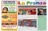 www. laprensa1 · Over 2,500 read the digital version of La Prensa at . Email laprensa1@yahoo.com to subscribe • ... be sure to provide valid contact info! Offer ends October 23rd.