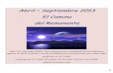 Abril – Septiembre 2013 El Camino del Remanente del... · 2013-04-11 · Alguien hoy en día de 80 años, ... y se arrepienten de sus pecados y aceptan la sangre derramada de Yahshúa