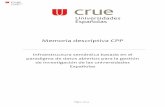 Memoria descriptiva CPP - tic.crue.   Memoria descriptiva CPP Infraestructura semntica
