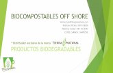 BIOCOMPOSTABLES OFF SHORE - Grupo Oilmex … · Proveer a la industria petrolera y público en general de envases biodegradables y compostables, hechos de fibras 100% naturales las