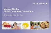 Morgan Stanley Global Consumer Conference - … · Morgan Stanley Global Consumer Conference ... Too many ‘silos’ vs. a strong, common culture Some major fixes were required 4