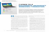 7 StepS to a SucceSSful MicroSoft WindoWS 7 Migration · FEATURE SEcTION: EMPOwERING ThE EFFIcIENT wORkFORcE wITh wINDOwS 7 36 WINDOWS 7 MIGRATION GUIDE | A Supplement to Dell Power