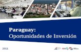 Paraguay, tierra de oportunidades - Embajada de Paraguay ... · Argentina Perú Uruguay Paraguay Ecuador Colombia ... 1 Chile 7.0% 2 Paraguay 14.4% ... capitales. Año 2010.