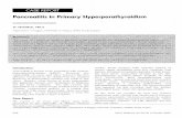 Pancreatitis in Primary Hyperparathyroidism - e … · CASE REPORT Pancreatitis in Primary Hyperparathyroidism M Abdullah, FRCS Department of Surgery, University of Malaya, 50603