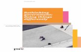 Rethinking government: doing things differently - PwC · PDF fileWelcome to ‘Rethinking government: doing things differently’ in which we assess the changing relationship between