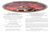 San Felipe de Jesus Roman Catholic Parish - Nogales Web Page Files/Bulletins/2017... · A la hora de nona, a la hora de nona el Señor se inmoló en la cruz. ... LA SANTA MISA 1.