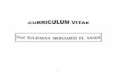CURRICULUM VITAE - University of Khartoumstaffpages.uofk.edu/sulimman-elsanousin/wp-content/uploads/sites/... · CURRICULUM VITAE Peerrssoonnaall DDaattaa NAME: SULIEMAN MOHAMED EL