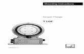 Mounting instructions - Durham Instruments · T10F 5 A0608-13.1 en HBM Safety instructions Appropriate use The T10F Torque Flanges may be used for torque-measurement and …