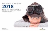 AEROPORTO DI BOLOGNA 2018 - bologna- .AEROPORTO DI BOLOGNA 2018 FLIGHT TIMETABLE Scheduled flights