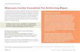 Marzano Center Essentials for Achieving Rigor - … · PAGE 16 1.877.411.7144 | MARZANOCENTER.COM Marzano Center Essentials for Achieving Rigor In collaboration with Dr. Robert J.